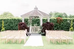 Outside wedding ceremony set up | Essex Wedding Planner