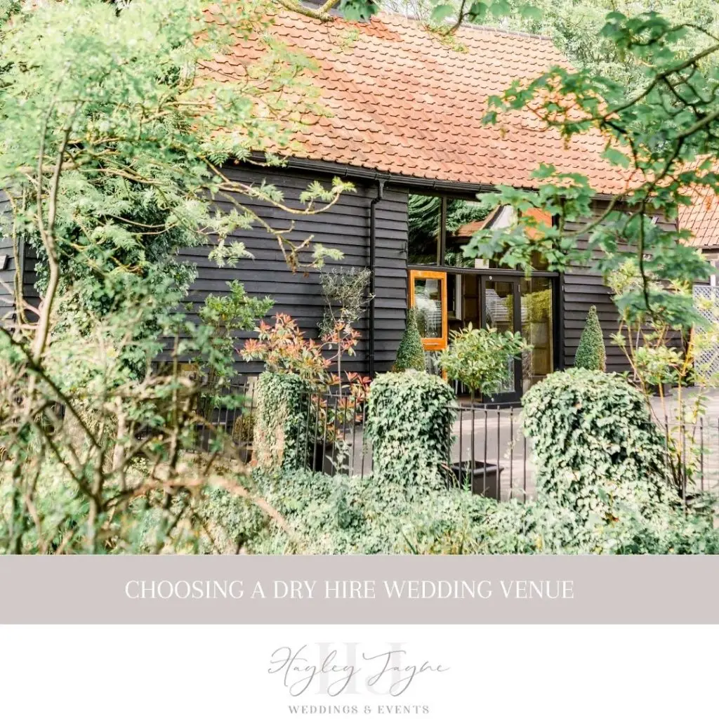 Choosing A Dry Hire Wedding Venue | Essex Wedding Planner